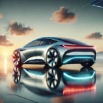Top EV cars of 2025 illustrated with a futuristic electric vehicle showcasing modern design and technology.