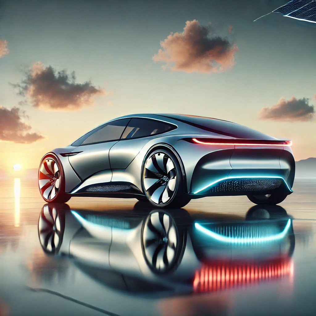 Top EV cars of 2025 illustrated with a futuristic electric vehicle showcasing modern design and technology.